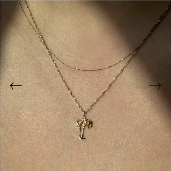 Rare! Catbird 14k Gold Palm Tree Charm - Picture 2 of 6